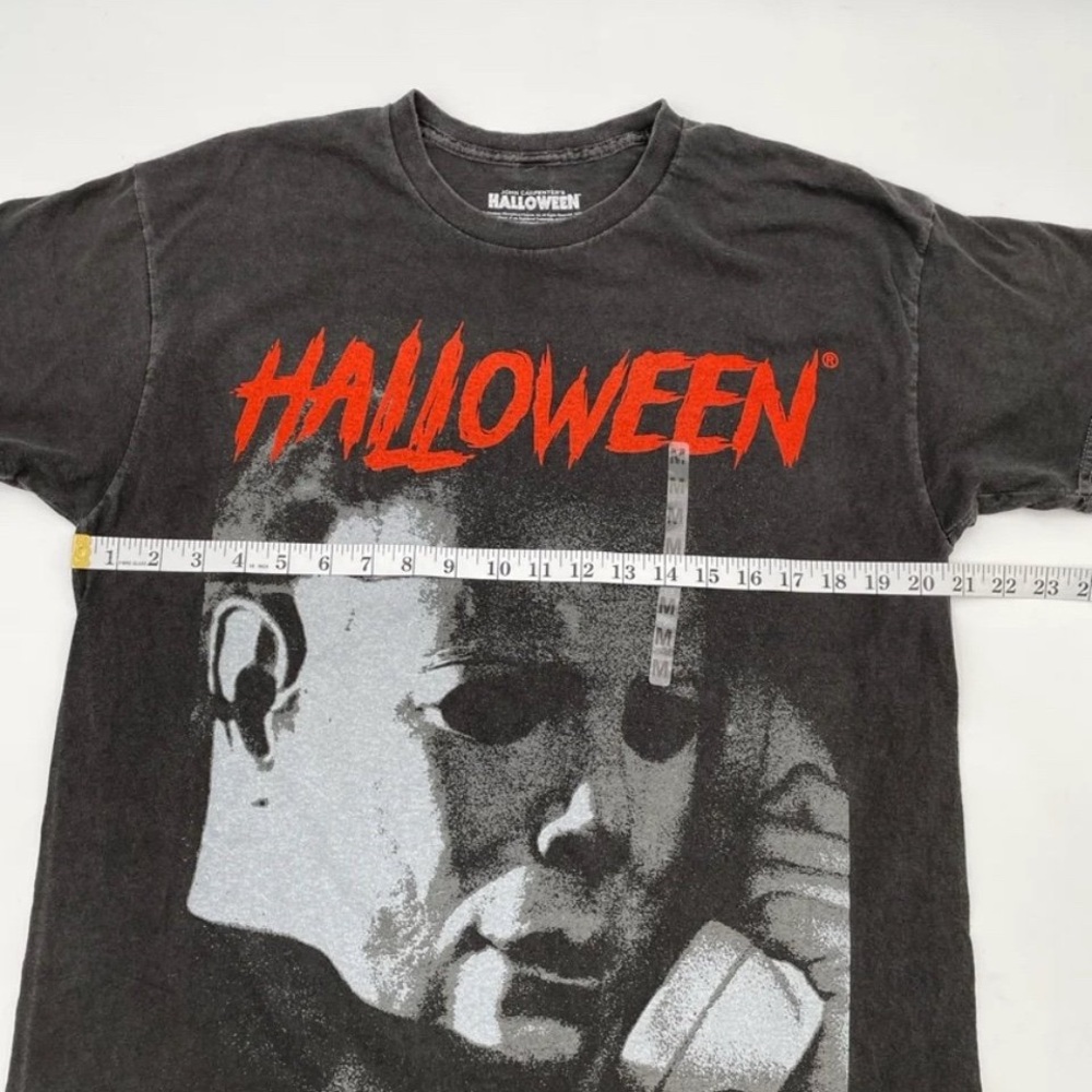 John Carpenter's Halloween Horror Movie Michael Myers Graphic Tee T-Shirt - M - Picture 7 of 10